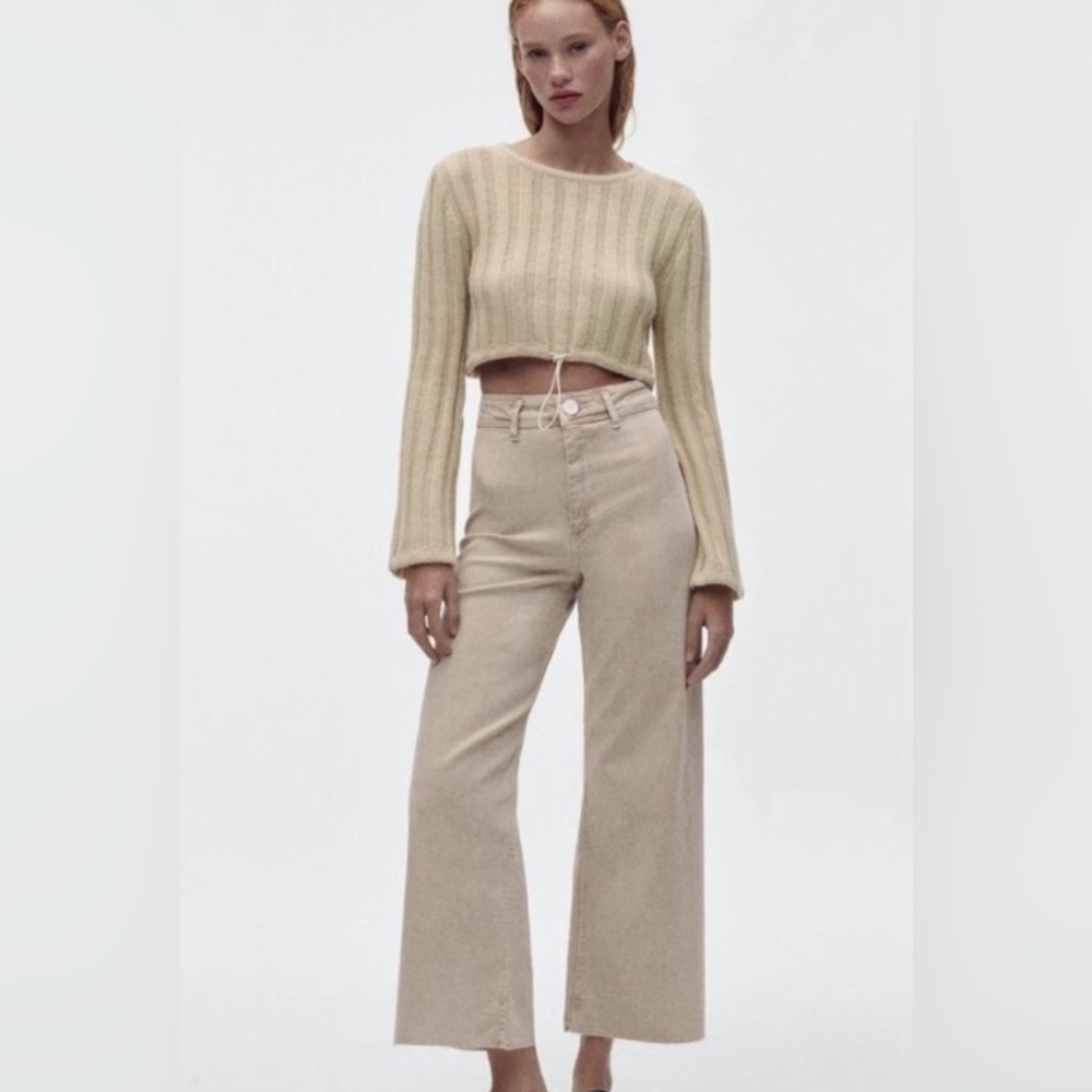 Zara Marine Straight Jeans NWT